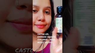 Castor oil use eyebrow and eyelash shorts [upl. by Larimore901]