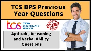 TCS BPS Aptitude Practise Paper  TCS BPS Sample Paper Question and Answer TCS BPS Paper Solution [upl. by Sadirah293]