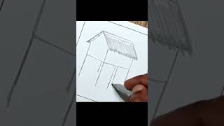 Stilt house drawing [upl. by Seravat]