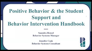 JCPS 101  Positive Behavior Interventions and Supports and the SSBIH [upl. by Pantia188]