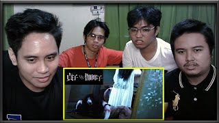 SADAKO VS KAYAKO 2016 FIGHT SCENE REACTION  Losg Spooktober 3 [upl. by Rivy]