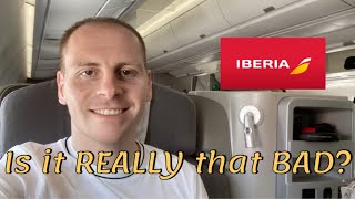 Iberia Business Class HONEST Review  Madrid to Los Angeles 🇪🇸 🇺🇸 [upl. by Etsirhc91]