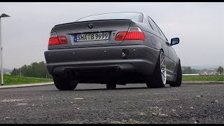 BMW E46 330ci with Inside Performance Exhaust ala´ M3 CSL Look [upl. by Narbig447]