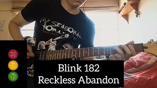 Blink182  Reckless Abandon guitar cover [upl. by Longan841]