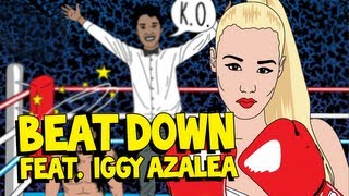 Beat Down ft Iggy Azalea  Steve Aoki amp Angger Dimas AUDIO [upl. by Elbas249]