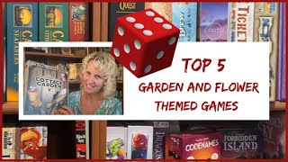 My Top 5 Flower and Garden Themed Board Games sologaming familygamenight [upl. by Arondell218]