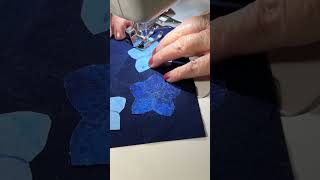 Simple Machine Appliqué sewing sewingtutorial sewingtips [upl. by Jeunesse]