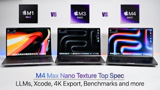 M4 Max 16inch MacBook Pro Top Spec Comparison and First Look [upl. by Ecirtac]