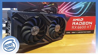 ASUS Radeon RX 6600 XT ROG Strix Gaming  Review [upl. by Allicirp]