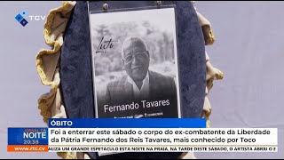 Foi a enterrar o corpo do excombatente da Liberdade da Pátria Fernando Tavares conhecido por Toco [upl. by Lidia]