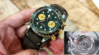 全新帝舵Tudor black bay chrono SG 41mm 中价位CP值属最高 规格配置强 性能堪比劳力士Daytona 迪通拿4130机芯 帝舵与百年灵的精髓 [upl. by Schatz339]