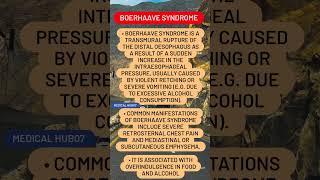 Boerhaave syndrome [upl. by Beutner]