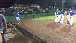 Girl singing national anthem a sudden technical difficulty then recovers beautifully with grace [upl. by Nika]