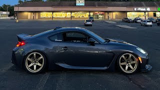 POV Drive In My Slammed Subaru BRZ  2022 Subaru BRZ [upl. by Karlene]