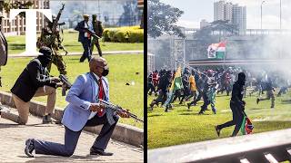 Kenya protests Ten dead as demonstrators storm parliament [upl. by Nepets665]