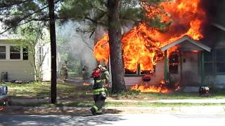 Paris Texas Structure fire [upl. by Tebazile]