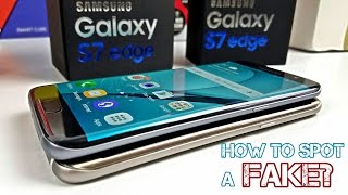 FakeClone Galaxy S7 Edge  How To Spot One Right Away  Be Careful [upl. by Noret280]