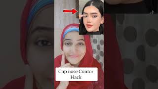 Viral nose contor hack viralhack viralvideo trendingshorts trending shorts shortsvideo [upl. by Meerek]