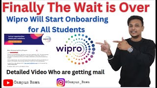 Wipro onboarding update  Wipro update  Wipro start onboarding  Hiring 2023  TCS Update [upl. by Swirsky]