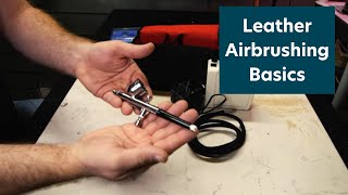 Leather Airbrushing Basics [upl. by Nalor]