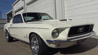 1968 Ford Mustang Fastback in 4K Road Test turn up your speakers 68 Mustang Samspace81 vlog [upl. by Eyllib]