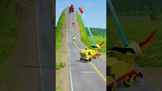 Crazy Cars Crossing Fortnite Hammer Trap Hill Crush – BeamNGdrive [upl. by Annahsar]