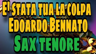 Edoardo Bennato  E stata tua la colpa  sax tenore [upl. by Anitsirc142]