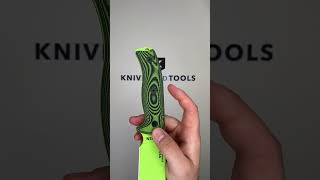 ESEE Model 6 Venom Green Blade 3D Neon Green Black G10 survival knife 6PVG 007 black sheath [upl. by Ytisahc]