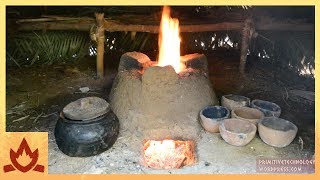 Primitive Technology Pottery and Stove [upl. by Patman616]