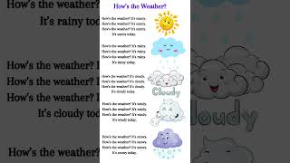 Hows The Weather  Learn About Weather [upl. by Krenek]