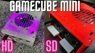 GAMECUBE MINI Project New Models HD  SD PicoBoot with CubeBoot and Custom Boot Image [upl. by Nwahsak]