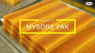 Making of Mysore Pak  Adyar Ananda Bhavan Official [upl. by Orv103]