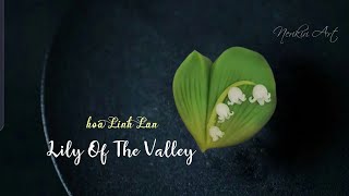 HOW TO MAKE THE LILY OF THE VALLEY NERIKIRI WAGASHI [upl. by Noyr786]