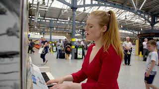 Freya Ridings  Lost Without You Live at Dublins Heuston Station [upl. by Anik]