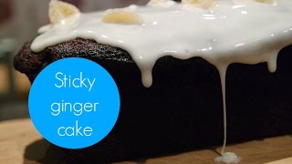 Sticky ginger cake recipe [upl. by Colpin711]