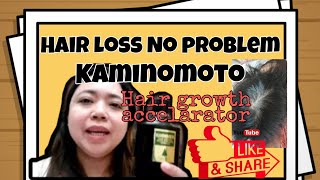 Paano maiwasan ang paglagas ng buhokKaminomoto accelarator very effective to fights hair loss [upl. by Ardnatal]