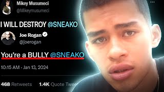 SNEAKO Tried To Bully The Wrong Nerd Joe Rogan Responded [upl. by Beniamino151]