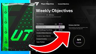 How to Complete NEW Weekly Manager amp Player Career Mode Objectives in EA FC 25 [upl. by Lipp479]