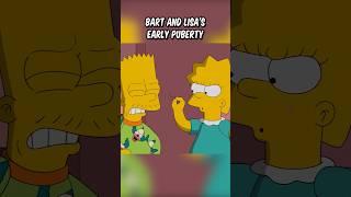 Bart and Lisas Early Puberty [upl. by Rebmeced]