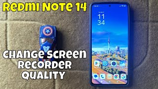 How to Change Screen Recorder Quality on Redmi Note 14  Screen Recorder settings Redmi Note 14 [upl. by Samal32]