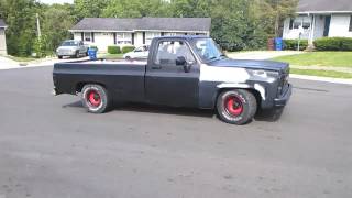 1979 Chevy C10 Cammed Max Burnout [upl. by Anayk]