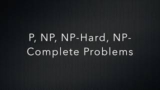 P NP NPHard NPComplete problems [upl. by Leler]