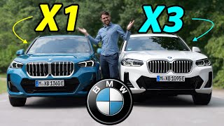 BMW X1 vs X3 comparison REVIEW M Sport [upl. by Attenyl939]