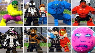 All Character Transformations in LEGO Marvel Super Heroes 2 [upl. by Robma]