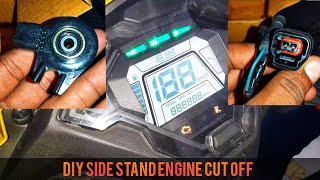 How to install sidestand engine cut off sensor honda dio bs6 deluexstandard and grazia bs6  DIY [upl. by Yeltrab920]