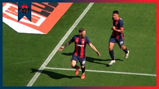 San Lorenzo 21 Banfield  4k  Gol Muniain Penal  Porque será que te sigo a todas partes ciclón [upl. by Laersi]