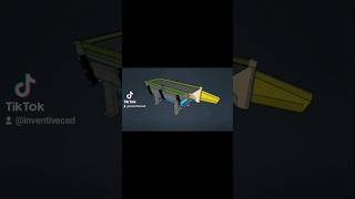 Conveyor system animation ⚙️⚙️🔩🔩engineering animations inventor [upl. by Einwahs]