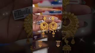 New latest design brij bali earing 🥰 18k 750 hallmark youtubeshort trending [upl. by Findley]