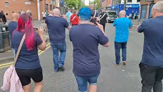 Newtown Defenders Fb in Belfast  11th of July 2024 [upl. by Ettevi]