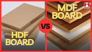 HDF vs MDF Boards Which is better mdfboard [upl. by Aihsemak]